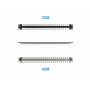 StarTech.com C6PANELSTP481U 48 prievadų 1U tuščia keystone komutacinė panelė, CAT6A, 48,3 cm (19 in), juoda