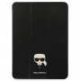 Karl Lagerfeld KLFC11OKHK Saffiano Karl Head knyginis viršelis Apple iPad Pro 11 2021 3 kartos planšetiniam kompiuteriui, juodas