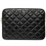 Guess Quilted 4G nešiojamojo kompiuterio įmautė, 14 colių, juoda (GUCS14ZPSQSSGK)