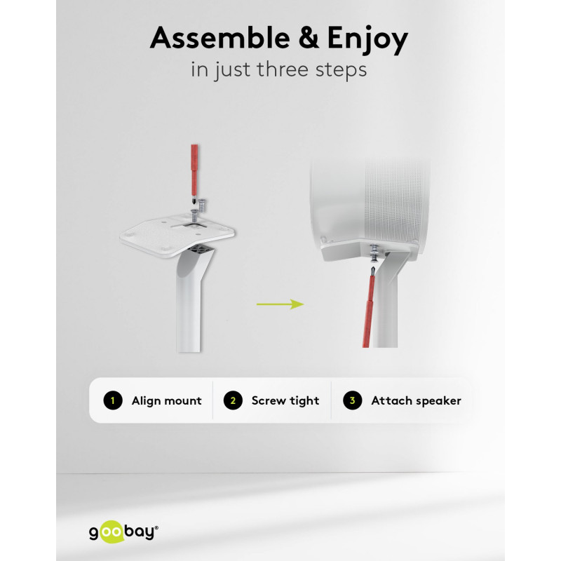 Goobay 71985 Basic garsiakalbio tvirtinimo rinkinys