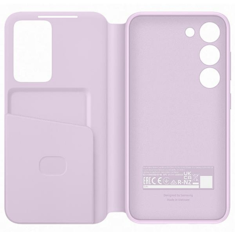Samsung Galaxy S23 Smart View Wallet Case EF-ZS911CV, levandų spalvos