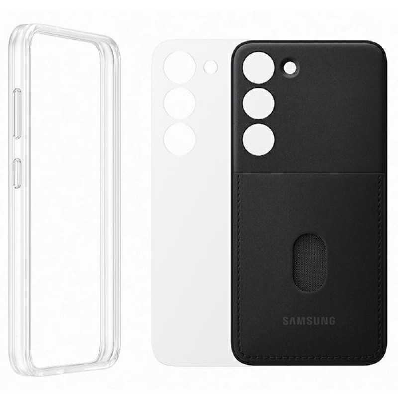 Samsung Frame Cover EF-MS911CB dėklas Galaxy S23, juodas