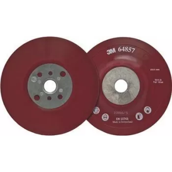 3M 64858 High Performance plokščiasis atraminis diskas, raudonas, 125 mm, M14, lankstus