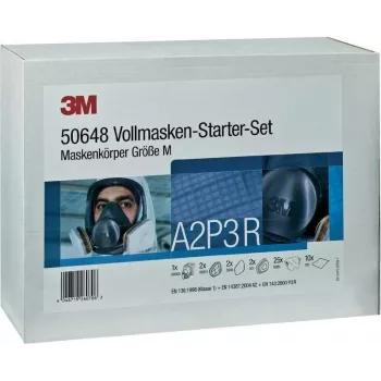 3M viso veido kaukė 6000 serijos vidutinio dydžio su A2P2 filtrais (DE272919916)