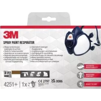 3M Pusinė kaukė 4251+BC1 mėlyna (4251+BC1)