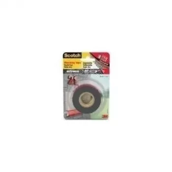 3M Scotch dvipusė tvirtinimo juosta, 19 mm x 1,5 m, ypač tvirta, pilka, išlaiko 6 kg per 30 cm 40021915