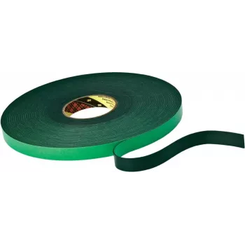 3M VHB dvipusė akrilinė putų juosta 9515B juoda, 33 m x 12 mm, 1,1 mm storio, 1 rulonas KT777306210