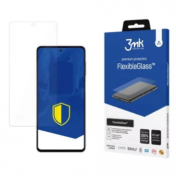 3MK FlexibleGlass Screen Protector for Samsung Galaxy M52 5G - Hybrid Glass, 7H Hardness, 0.3 mm, Crystal Clear