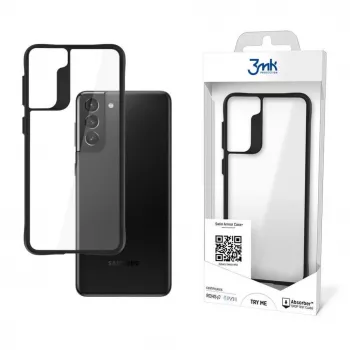 3MK Satin Armor Case+ Samsung Galaxy S21+ 5G – Skaidrus satino matinis TPU/PC dėklas