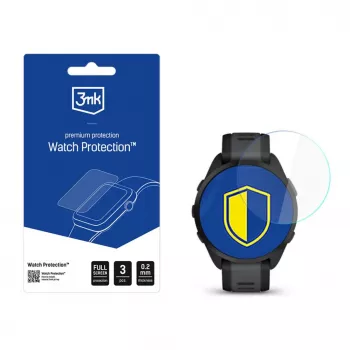 3MK Watch Protection FlexibleGlass hibridinis stiklo ekrano apsauginis stikliukas, skirtas Garmin Forerunner 165 - 7H kietumas, 0,2 mm, be burbuliukų