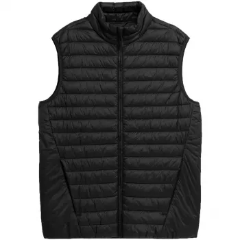 4F Vyrų M062 Padded Liemenė Deep Black 4FAW23TVESM062 20S M