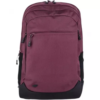 4F U274 Kuprinė 20L Bordo Spalvos Unisex Kasdienė Mokyklos Kuprinė