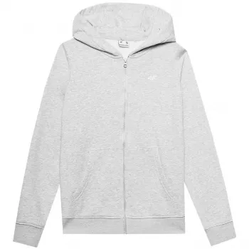 4F Moteriškas megztinis F0956 Cool Light Gray Melange dydis S