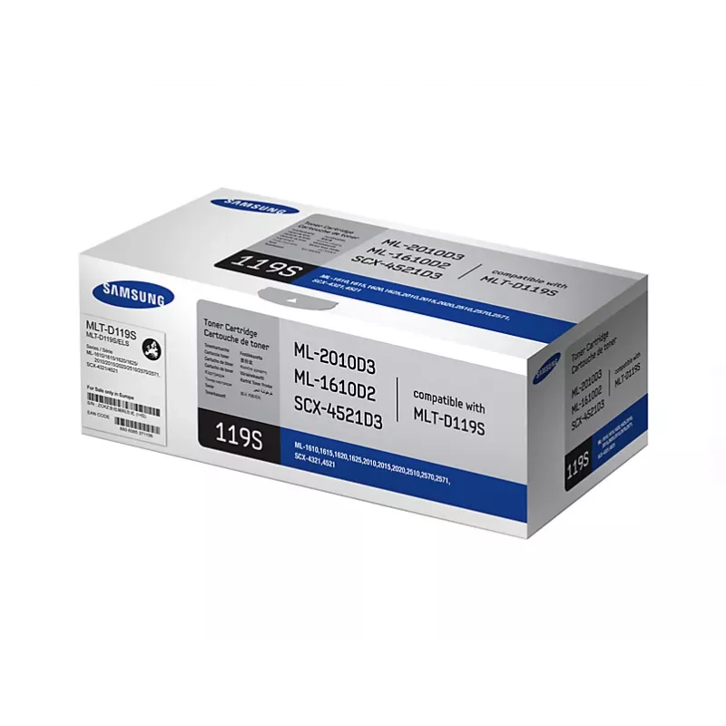 Samsung MLT-D119S Original juodas kasečių toneris, 3000 puslapių, juoda, 1 vnt.