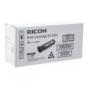 Ricoh 408295 SP 230L toneris, 1200 psl., juodas