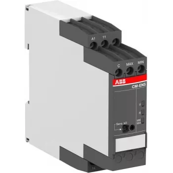 ABB CM-ENS.13S lygio stebėjimo relė, 24-240 V AC/DC, 1 perjungiamasis kontaktas, DIN bėgelis 1SVR730850R2100