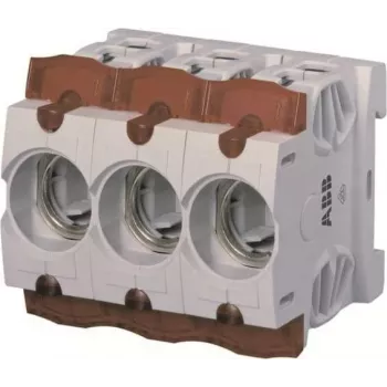 ABB ISS 63/3 D0 saugiklių laikiklis 63A 3 polių 400V AC DIN bėgiui 2CDE163001R1902