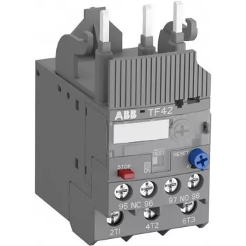 ABB TF42-5.7 terminės apsaugos relė 4,2-5,7 A, Class 10, 3 polių, 1NO+1NC, varžtiniai gnybtai 1SAZ721201R1038