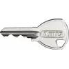 ABUS 65/50 KD spyna - kieto žalvario korpusas, grūdinto plieno lankas, skirtingi raktai