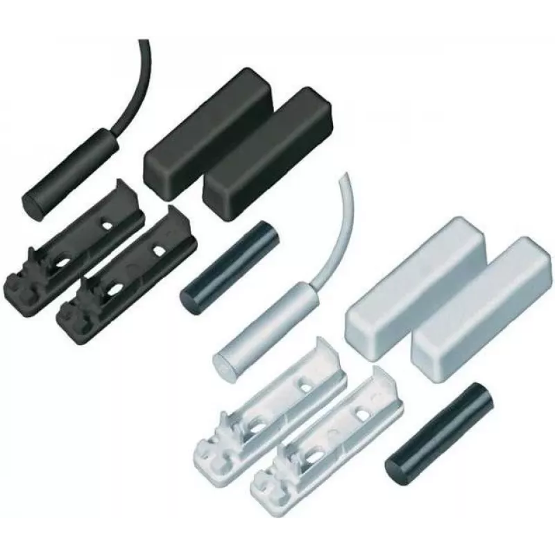ABUS Security-Center MK2000W laidinis magnetinis kontaktinis jutiklis durims ir langams, 5 m kabelis, baltas