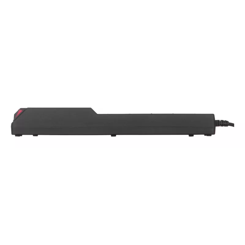 ACAR 504WF apsauginis ilgintuvas su EMI/RFI filtru, 5 Schuko lizdai, 3 m laidas, juodas