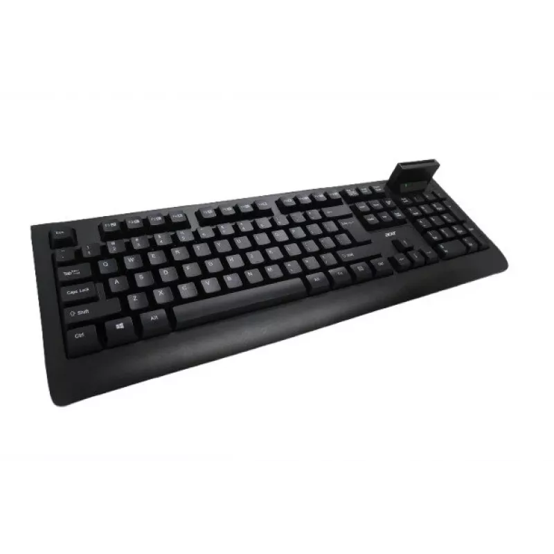 Acer AKW320 laidinė klaviatūra su išmaniąja kortelių skaitytuvu, JAV tarptautinis išdėstymas, juoda