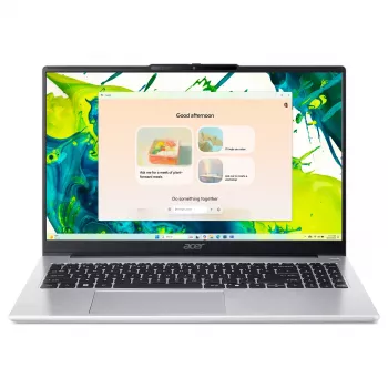 Acer Aspire Lite AL15-45P-R15P 15,6 colio Full HD nešiojamasis kompiuteris - AMD Ryzen 7 5825U, 16GB RAM, 1TB SSD, Windows 11 Home, plieno pilka