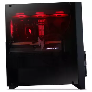 Acer Nitro 70 N70X3D-100 žaidimų kompiuteris, AMD Ryzen 7 9800X3D, 32GB DDR5, 2TB NVMe SSD, NVIDIA GeForce RTX 5080, Windows 11 Home, juodas