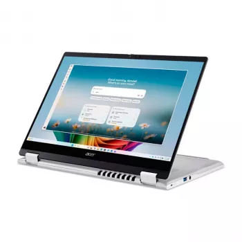 Acer Swift Spin 14 AI nešiojamas kompiuteris, Intel Core Ultra 9 386H, 16 GB RAM, 512 GB SSD, 14 colių WUXGA jutiklinis ekranas, Windows 11 Home, plieno pilka