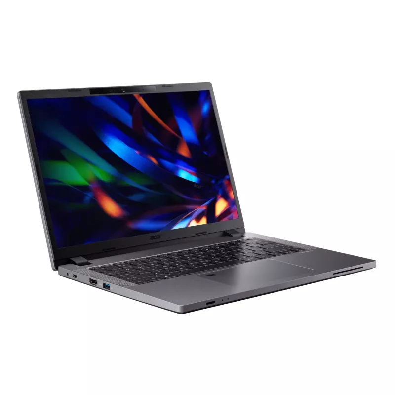 Acer TravelMate P2 14 nešiojamas kompiuteris | Intel Core i7-1355U | 8GB DDR4 | 1TB NVMe SSD | 14 colių FHD IPS | Windows 11 Pro | Shale Black