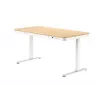ACJ ACTIVEJET elektrinis reguliuojamo aukščio stalas 120x60 ET119S Baltas/Ąžuolas