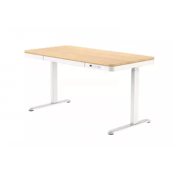 ACJ ACTIVEJET elektrinis reguliuojamo aukščio stalas 120x60 ET119S Baltas/Ąžuolas