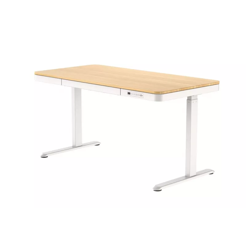 ACJ ACTIVEJET elektrinis reguliuojamo aukščio stalas 120x60 ET119S Baltas/Ąžuolas