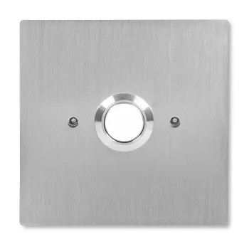 ACO INS-OB-60 apšviestas įleidžiamas mygtukas, nerūdijantis plienas, skirtas O60 elektros dėžutei