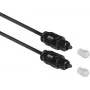 ACT AC3690 1,2 m SPDIF TOSlink optinis garso kabelis, male to male, juodas, zip bag