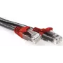ACT juodas 1m U/UTP CAT6A krossoverinis tinklo kabelis su RJ45 jungtimis (IB6201)