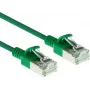 ACT Green 0,15 m LSZH U/FTP CAT6A Datacenter Slimline tinklo kabelis su RJ45 jungtimis (DC7730)