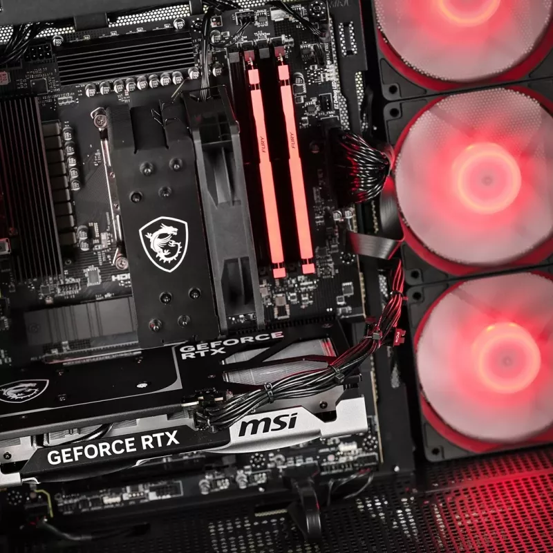 Actina stalinis kompiuteris AMD Ryzen 5 5600 16GB DDR4 500GB SSD NVIDIA GeForce RTX 5060 Windows 11 Home Midi Tower Black