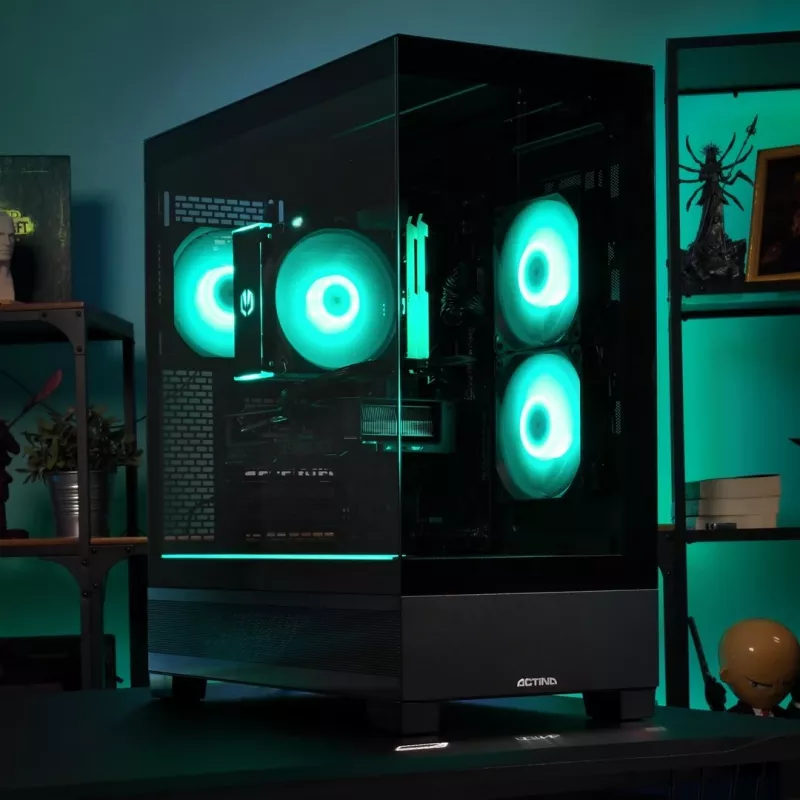 Actina PC AMD Ryzen 5 5600 16 GB DDR4-SDRAM 1 TB SSD AMD Radeon RX 7600 Midi Tower Black