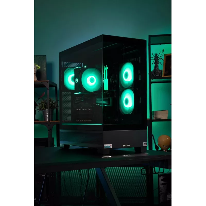 Kompiuteris ACTINA PC AMD Ryzen 5 5600X 32 GB DDR4-SDRAM 1 TB SSD NVIDIA GeForce RTX 5060 Midi Tower Black