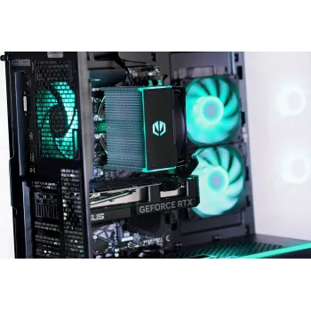 Actina PC AMD Ryzen 5 7600X 32 GB DDR5-SDRAM 1 TB SSD NVIDIA GeForce RTX 5070 Ti Windows 11 Home Midi Tower Black