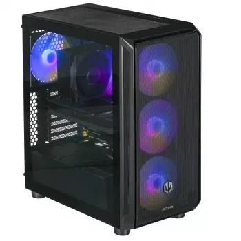 Kompiuteris ACTINA PC AMD Ryzen 5 7600X3D 32 GB DDR5-SDRAM 2 TB SSD AMD Radeon RX 9070 Midi Tower Black