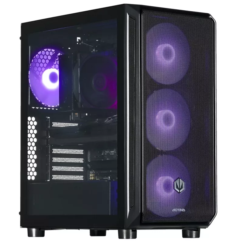 Kompiuteris Actina PC AMD Ryzen 5 7600X3D 32 GB DDR5-SDRAM 2 TB SSD NVIDIA GeForce RTX 5070 Midi Tower Black
