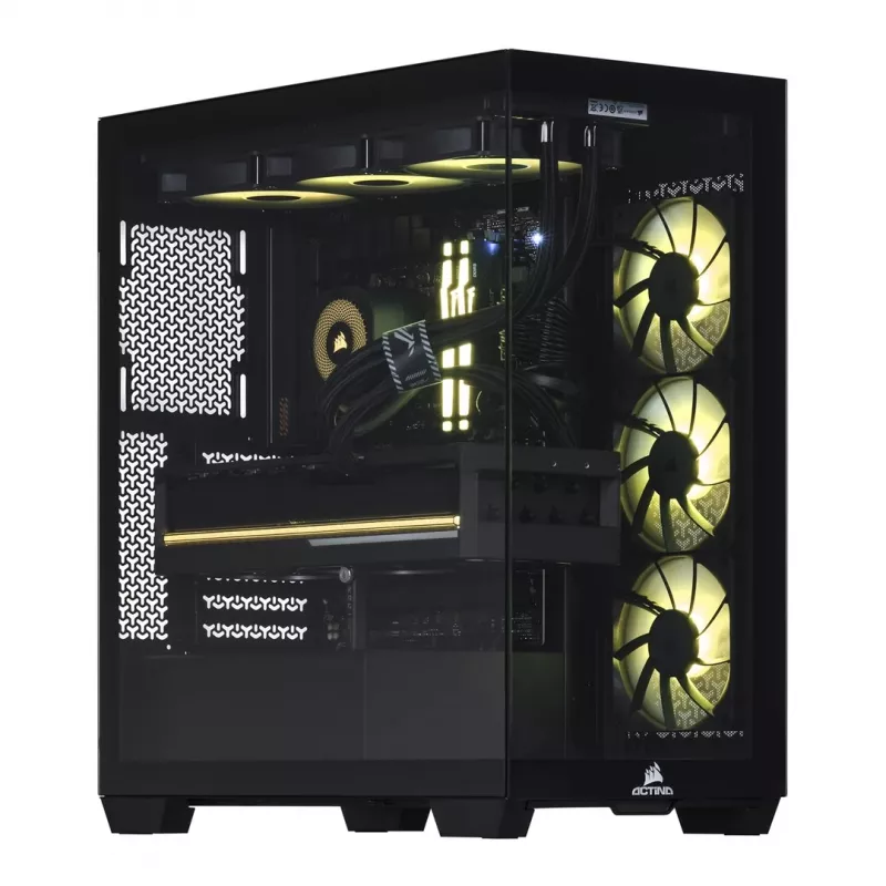 Kompiuteris Actina PC AMD Ryzen 7 9800X3D 32 GB DDR5-SDRAM 2 TB SSD NVIDIA GeForce RTX 5080 Midi Tower Black