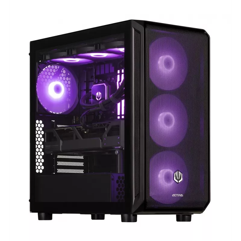 Kompiuteris ACTINA PC AMD Ryzen 9 9900X 32 GB DDR5-SDRAM 2 TB SSD NVIDIA GeForce RTX 5070 Midi Tower Juodas