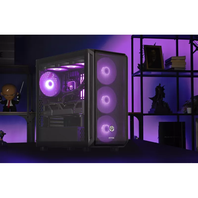 Kompiuteris ACTINA PC AMD Ryzen 9 9900X 32 GB DDR5-SDRAM 2 TB SSD NVIDIA GeForce RTX 5070 Midi Tower Juodas