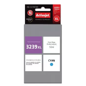 Activejet AB-3239CNX Cyan rašalo kasetė (Brother LC3239XLC pakaitalas, Supreme, 50 ml)