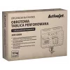 Activejet APB-006W besisukantis stalinis organizatorius su perforuotomis sienelėmis, pilkas ir baltas