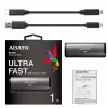 ADATA SE760 1 TB išorinis SSD USB 3.2 Gen 2 Type-C titano pilkos spalvos