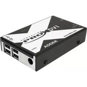 Adder AdderLink X serijos X-DVI PRO KVM prailgintuvas - DVI-D, USB 2.0, garso, iki 50 m per Cat5e/6/7 (X-DVIPRO-IEC)